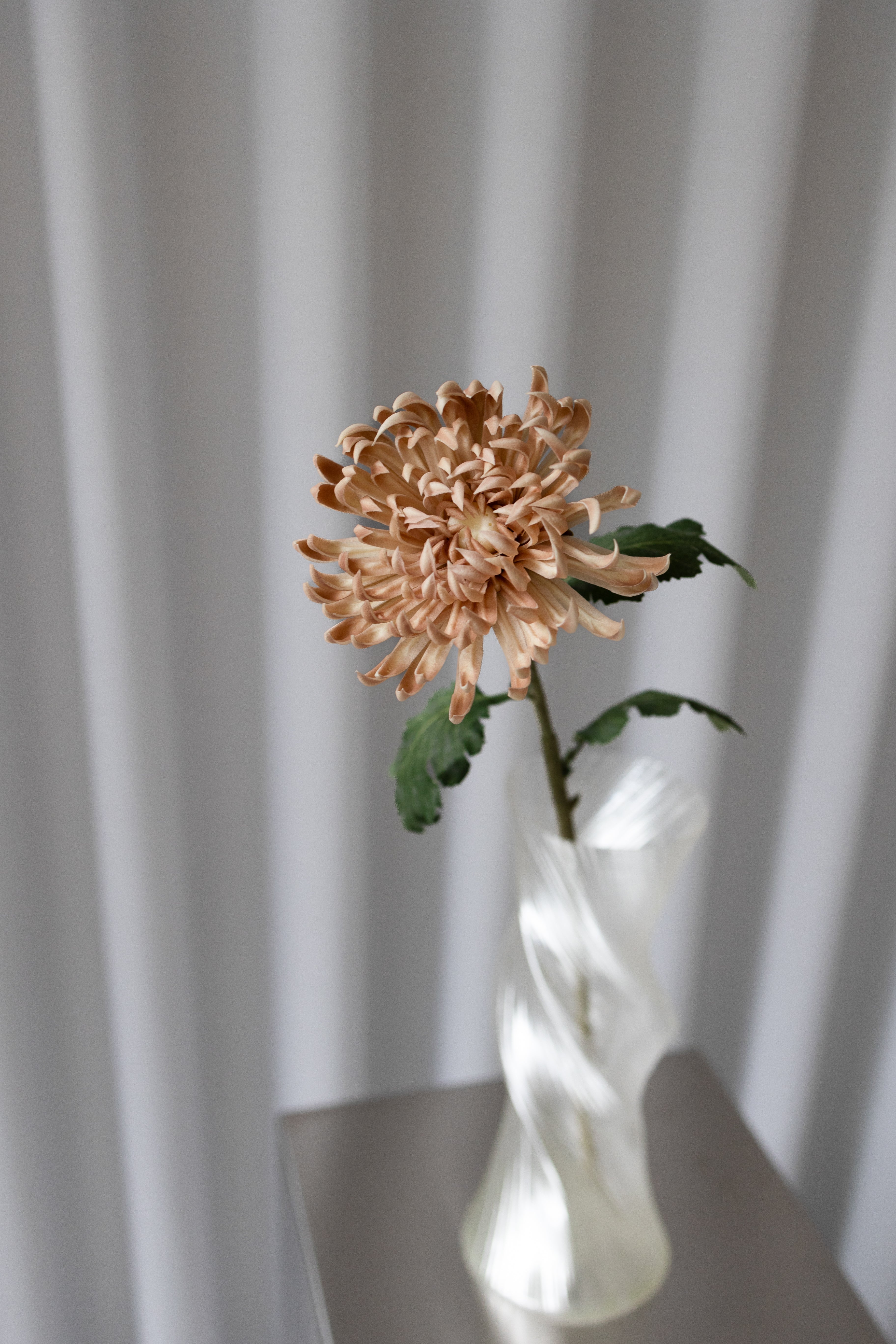 Artificial Cactus Dahlia Beige