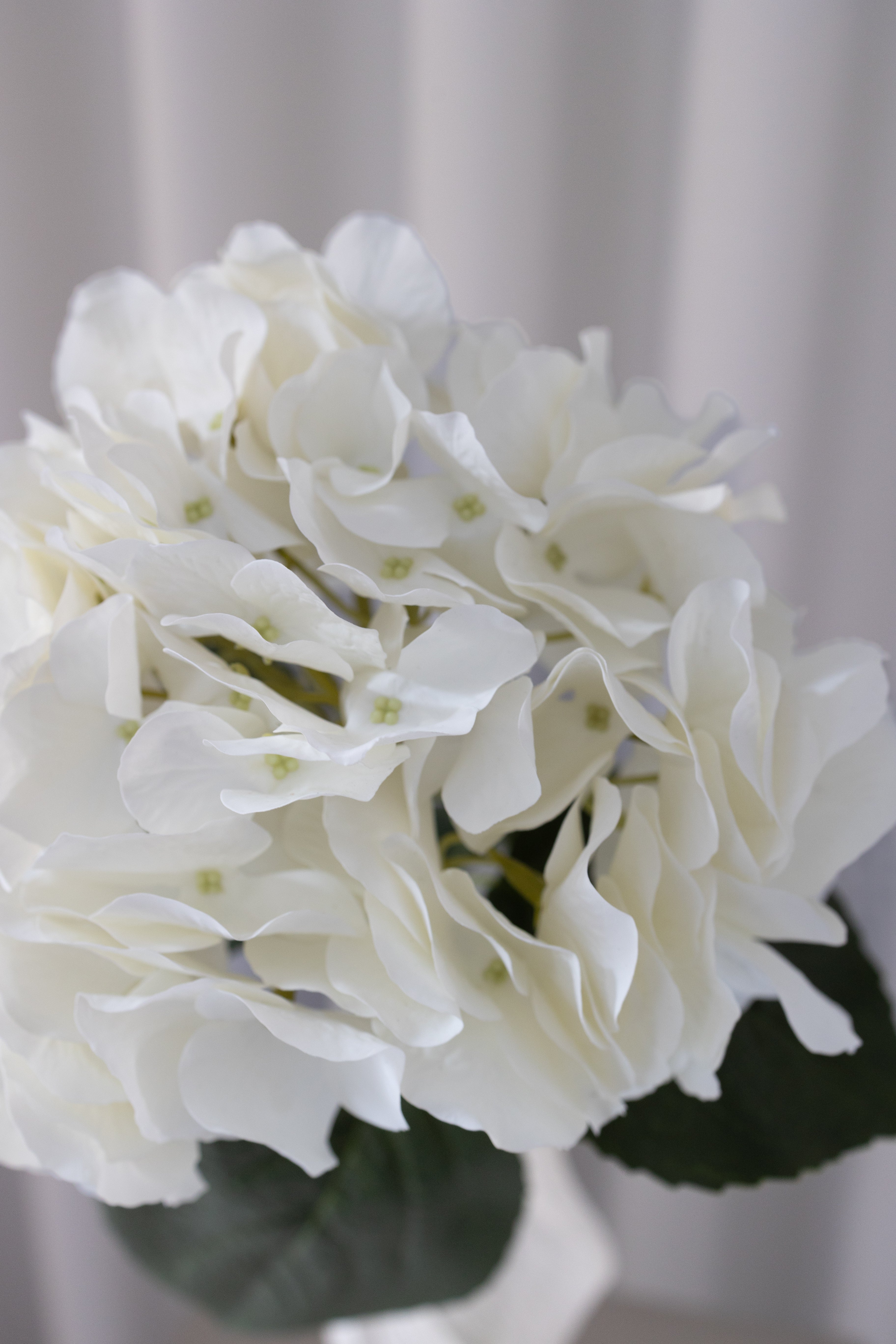 Kunstig Naturtro Hortensia - Hvid