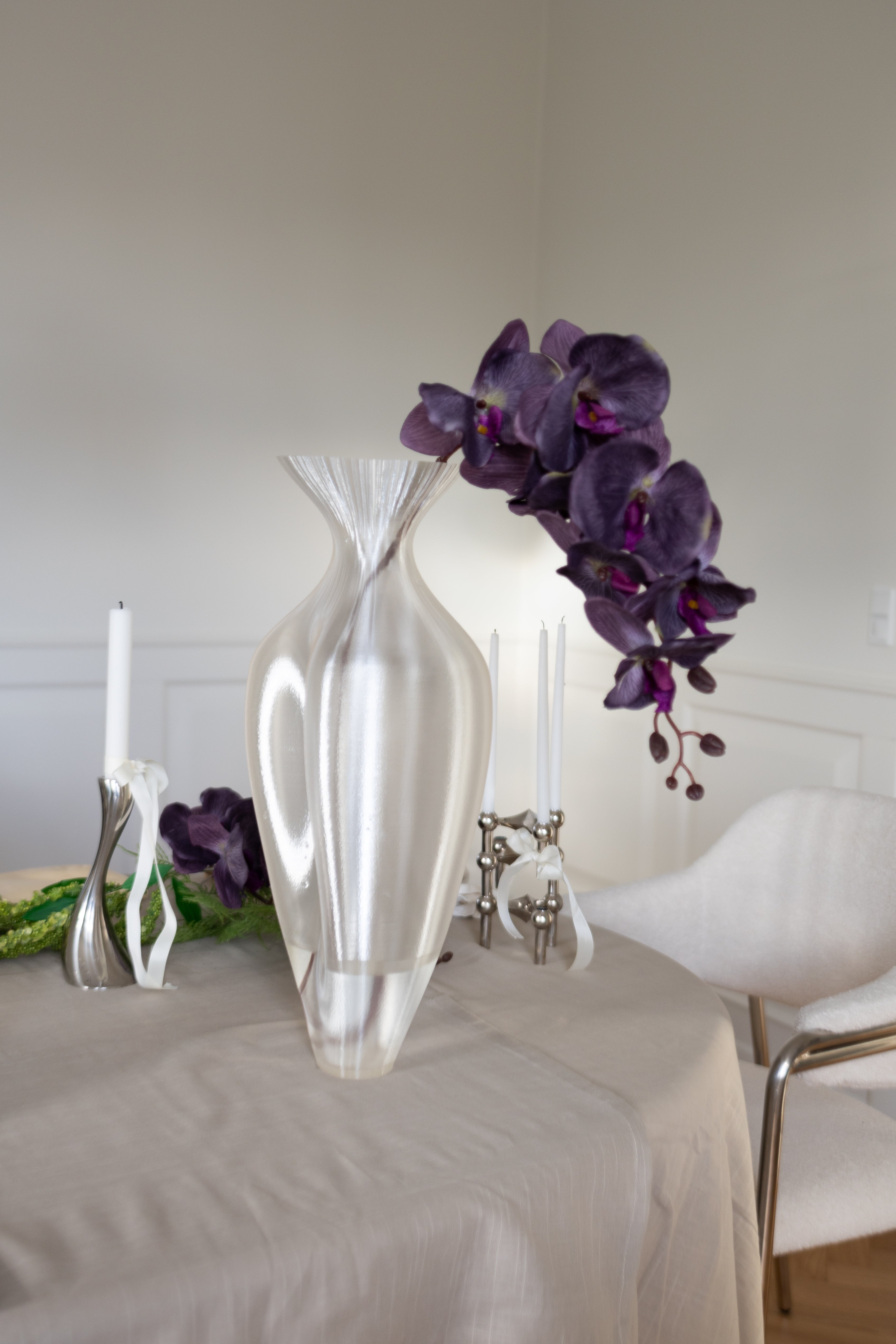 Kunstig Orkidé - Lilla