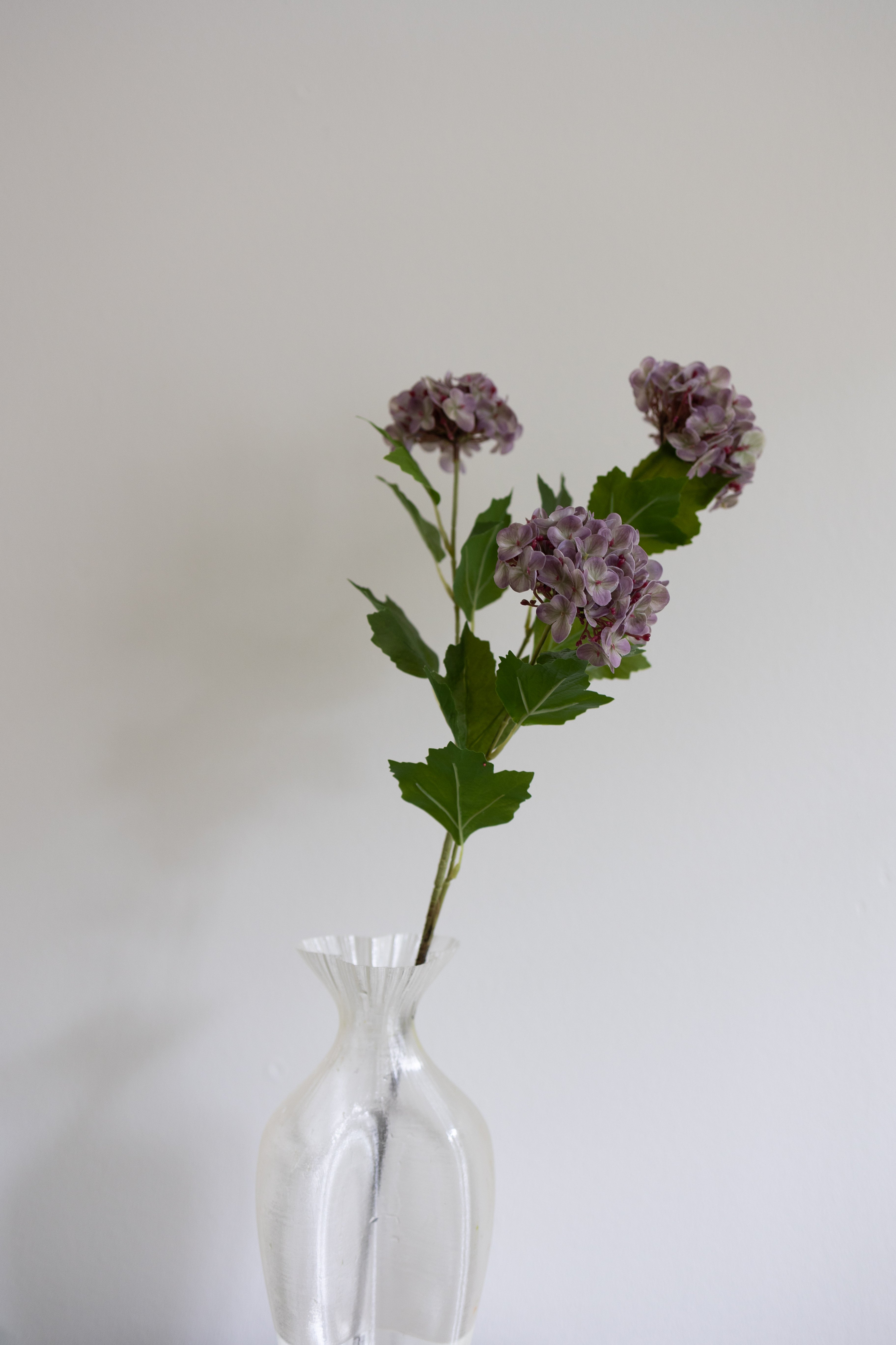 Kunstig Hortensia Trio - Lilla