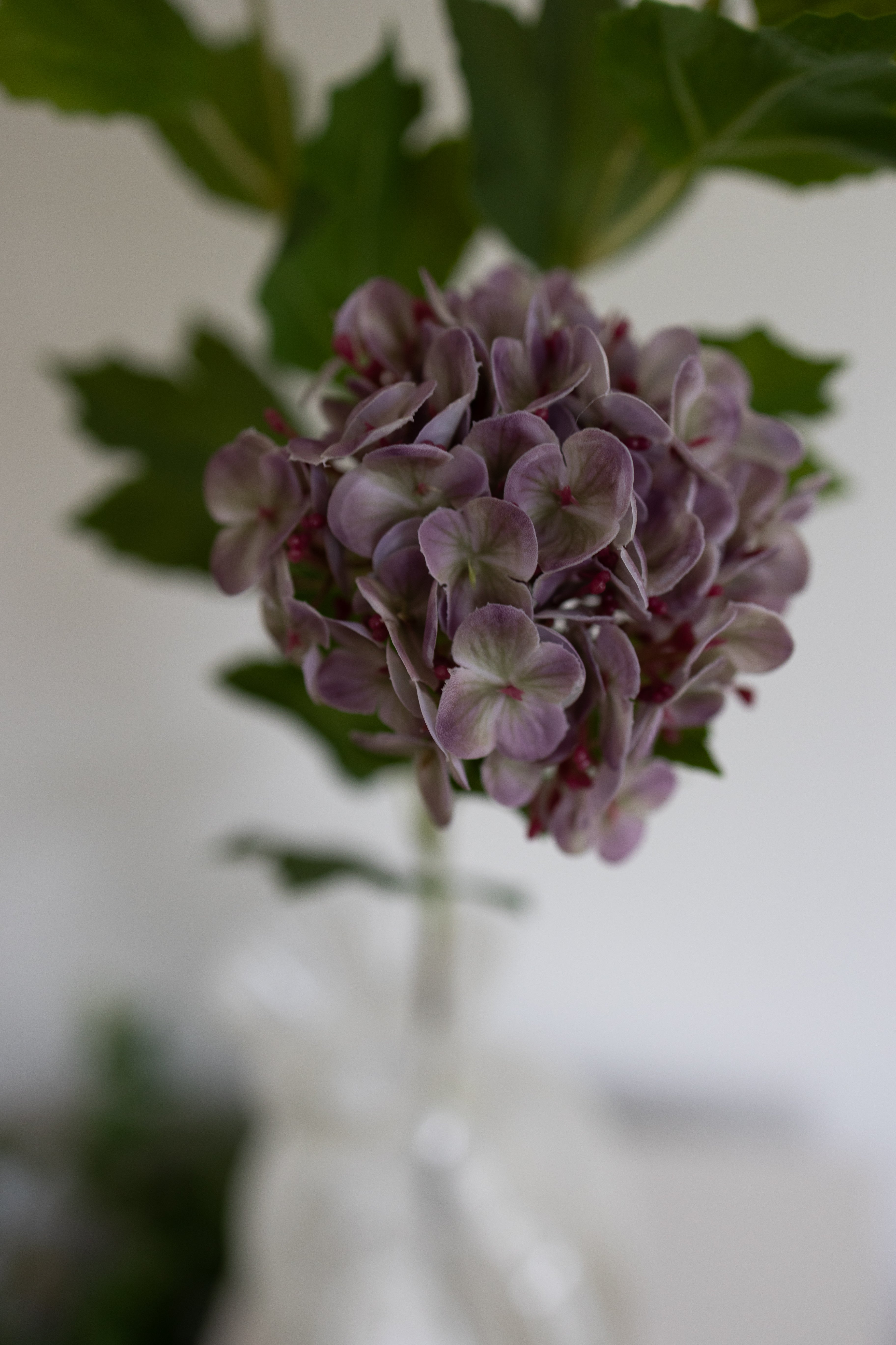 Kunstig Hortensia Trio - Lilla