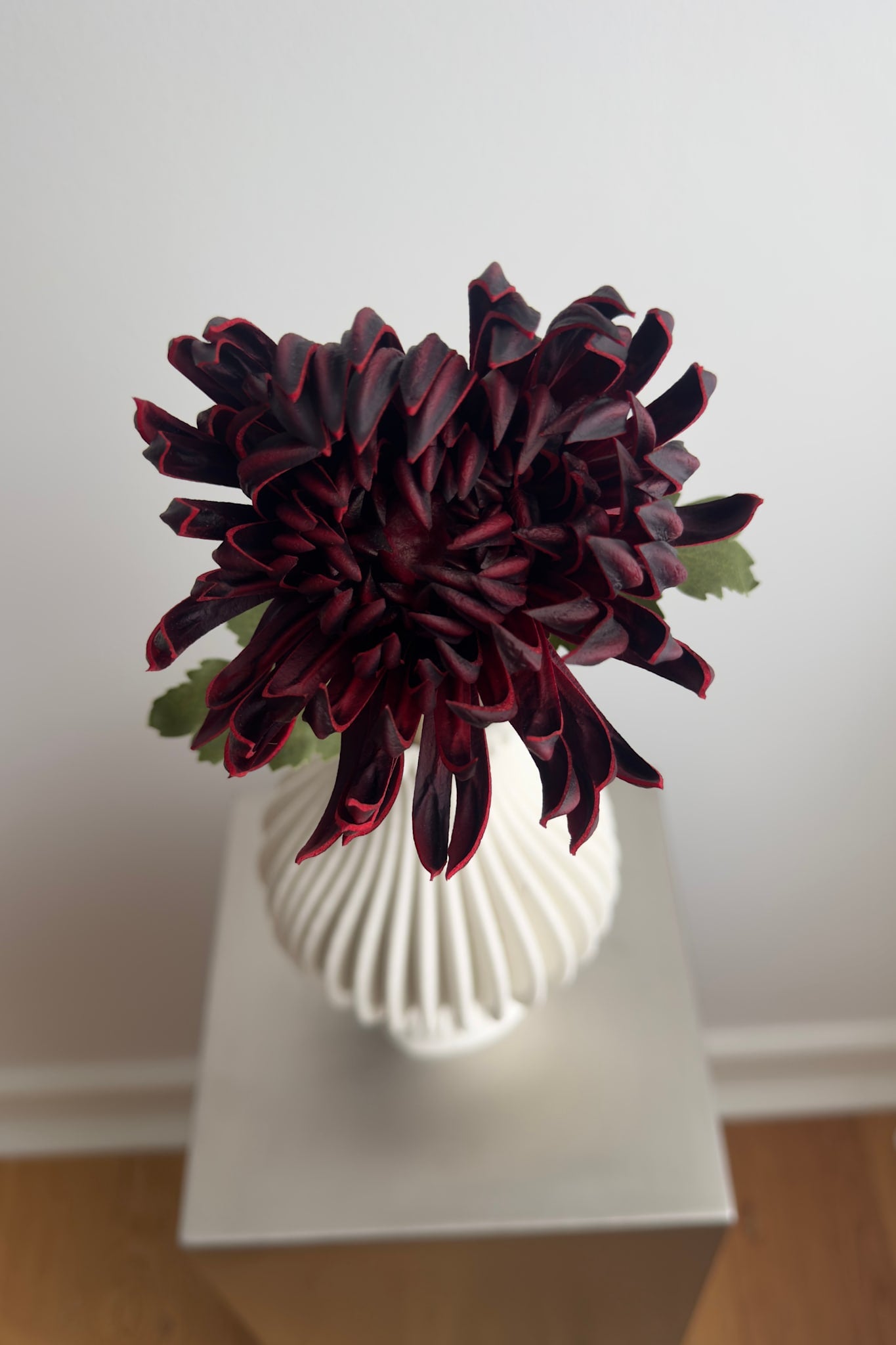 Artificial Cactus Dahlia Bordeaux