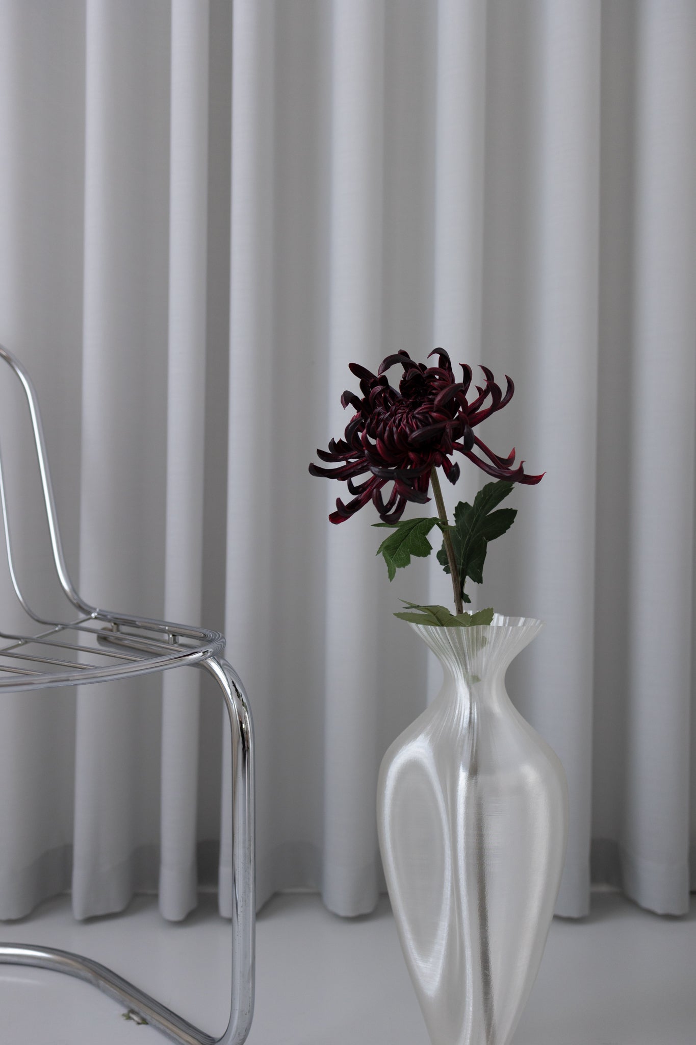 Artificial Chrysanthemum Bordeaux