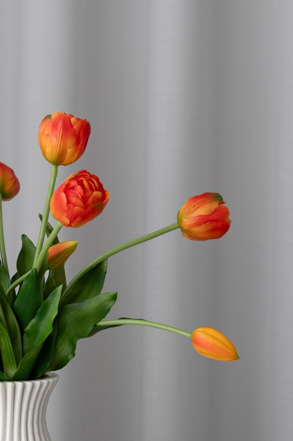 Orange tulipanbuket - 3 Bundter