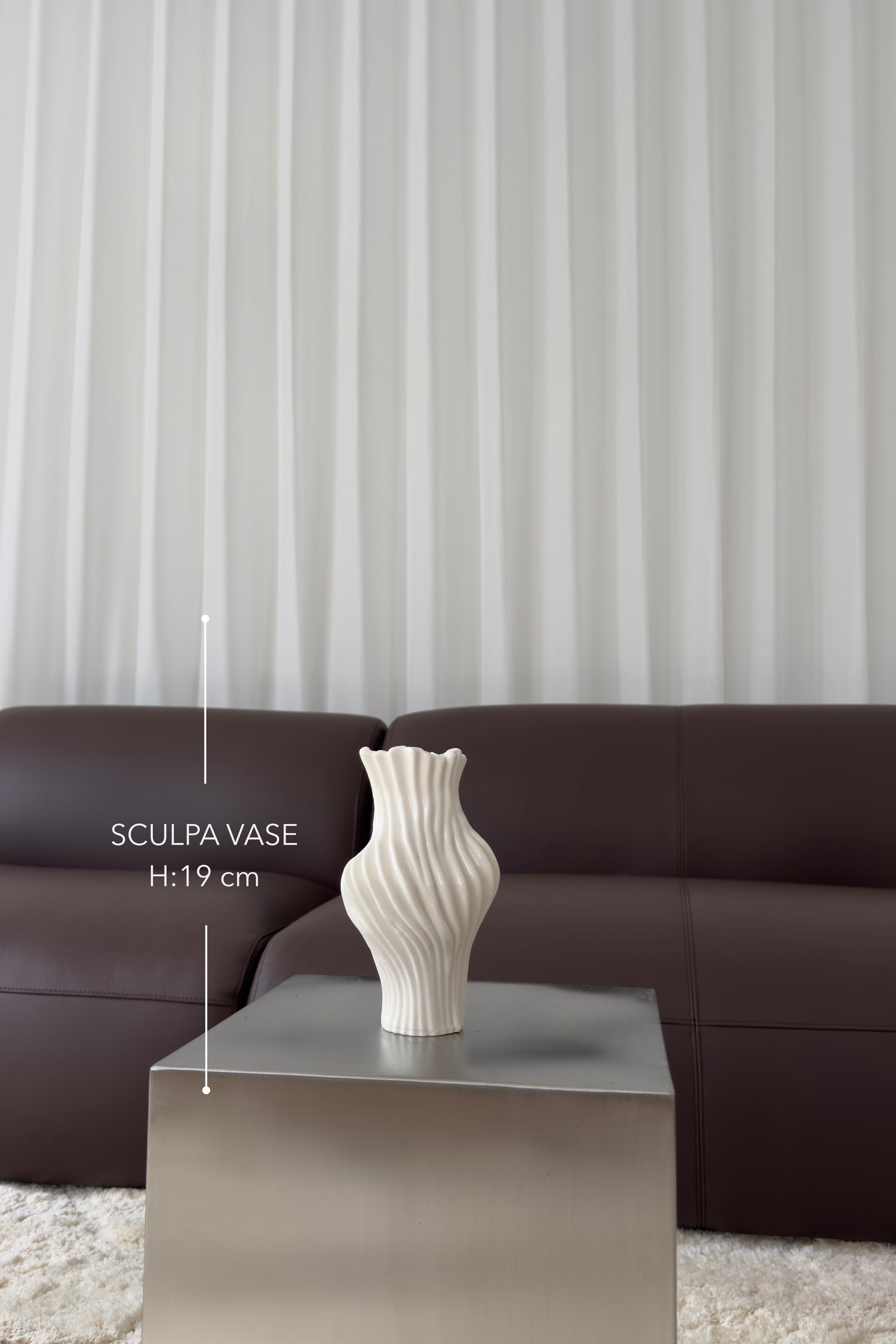 SCULPA VASE - Cloud - Small