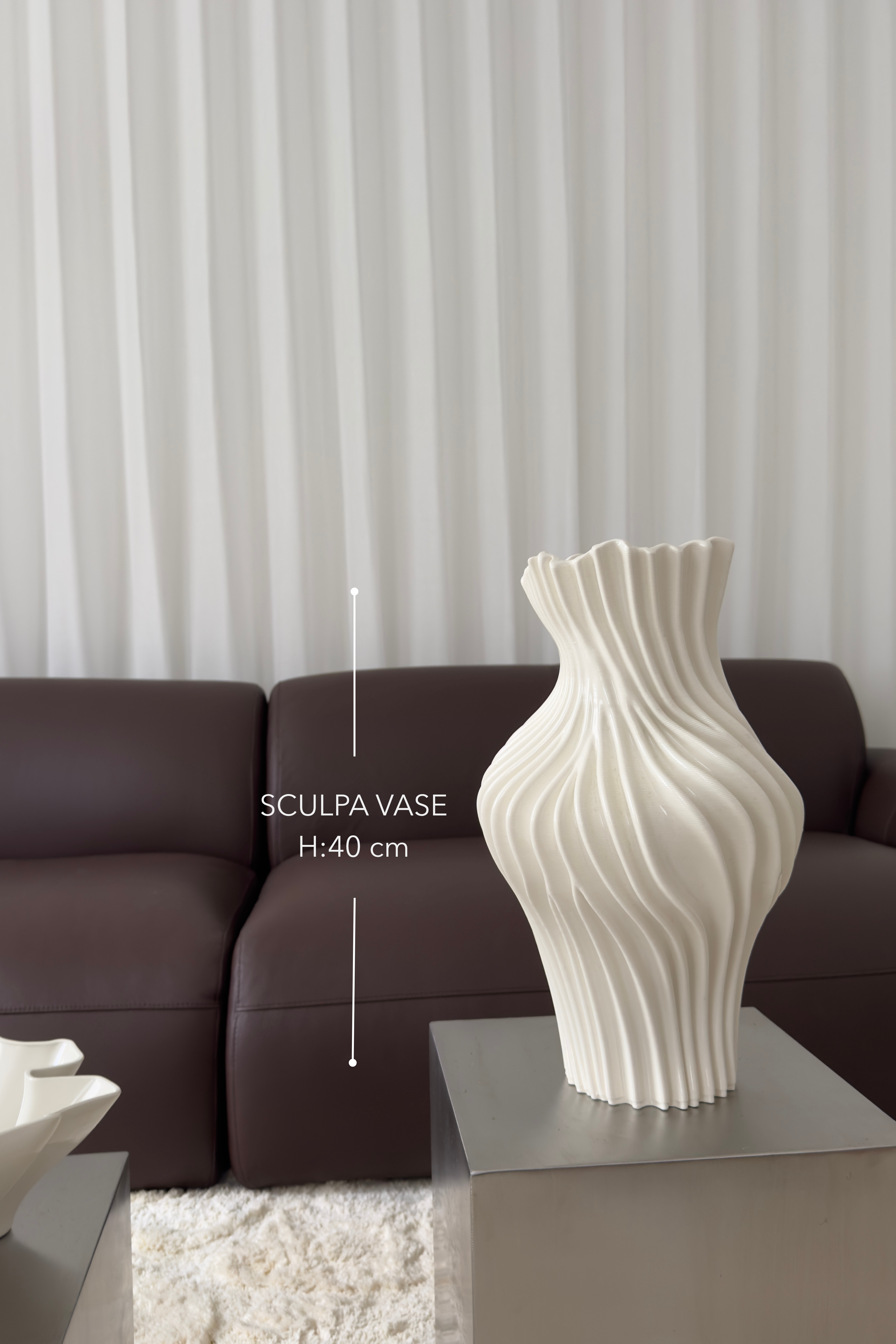 SCULPA VASE - Cloud - Large