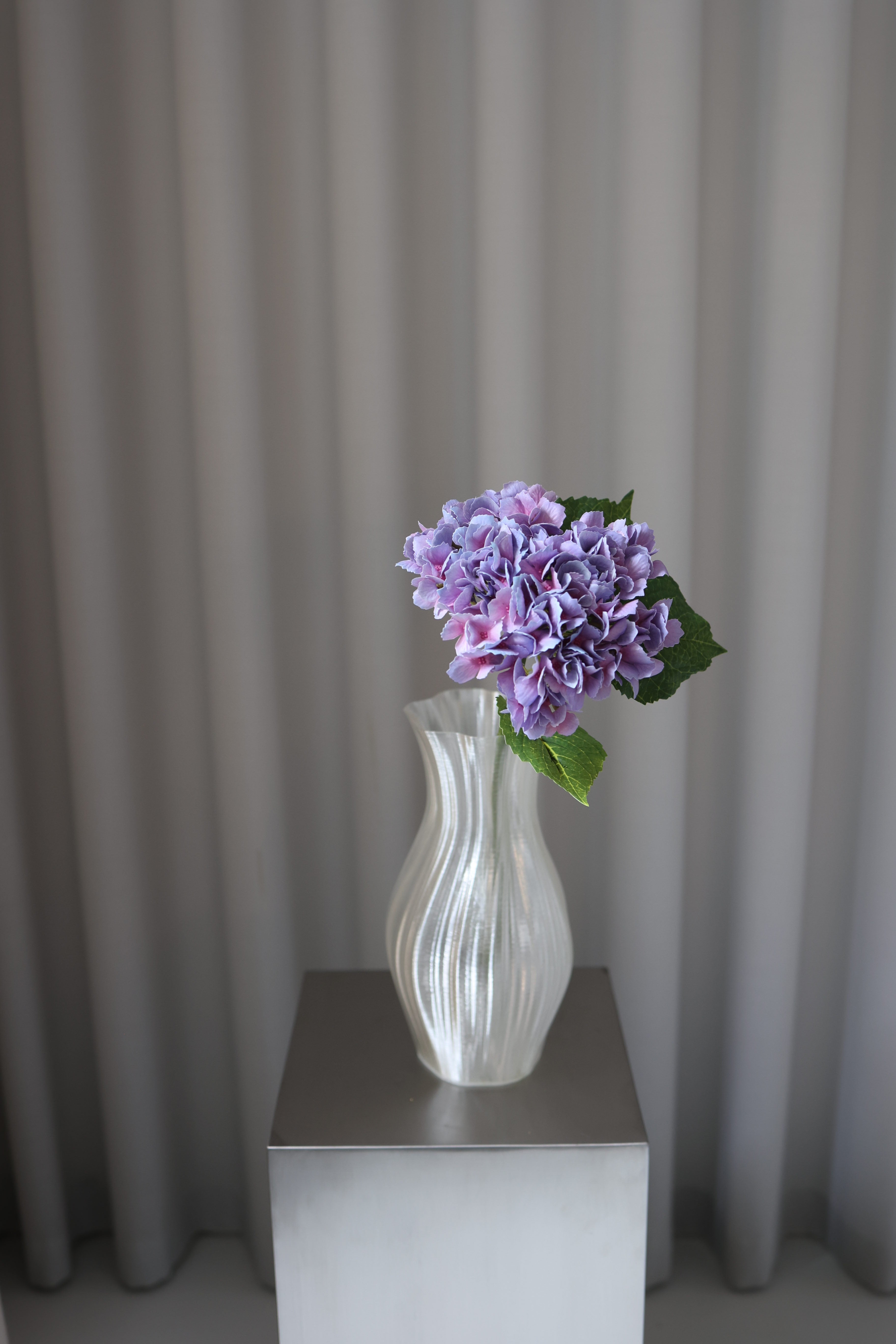 Artificial Realistic Hydrangea - Nature Purple