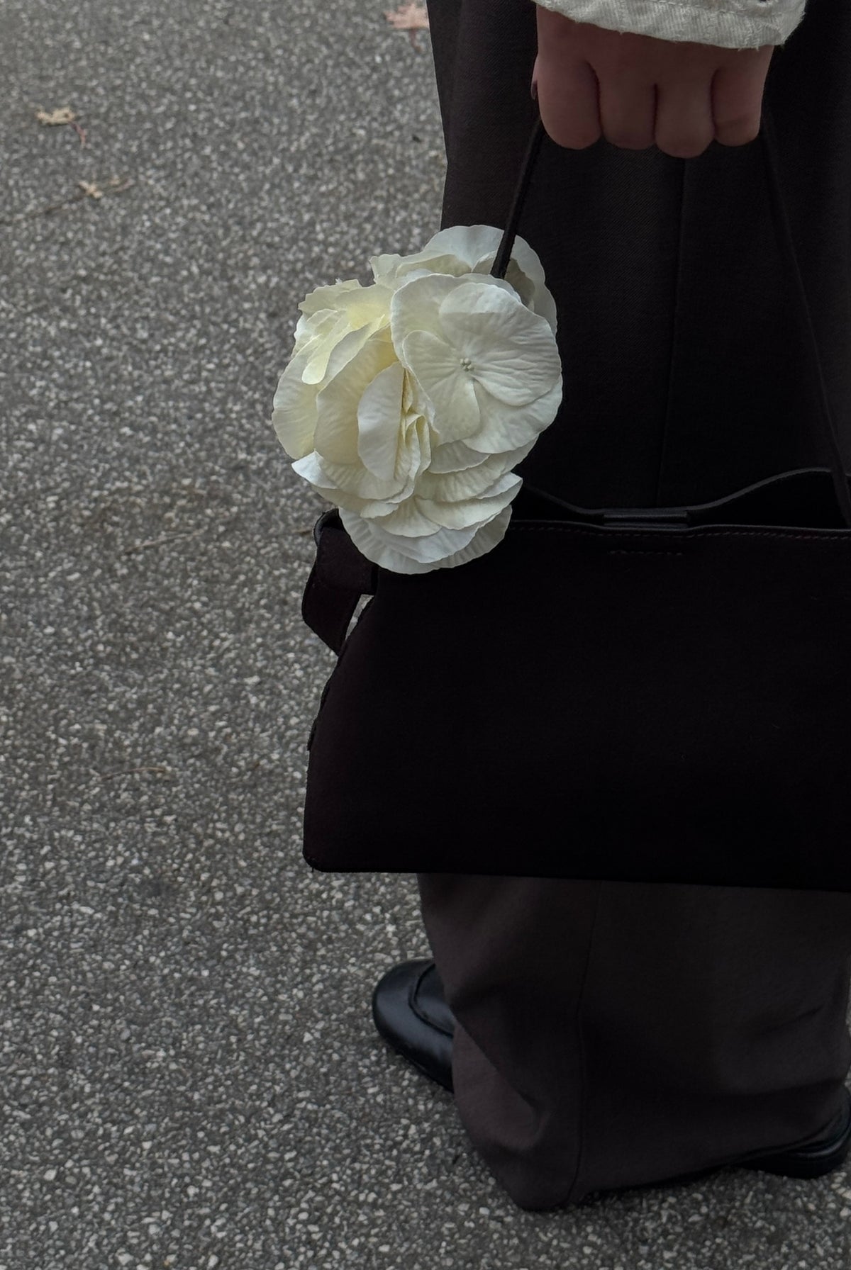 Hairclip - Hydrangea - Cream